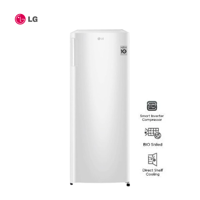 LG Kulkas One Door 171 L - GN-INV304SW (Freezer)